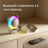 Astro Parlante Bluetooth Con Luces Rgb, Reloj Y Micrófono