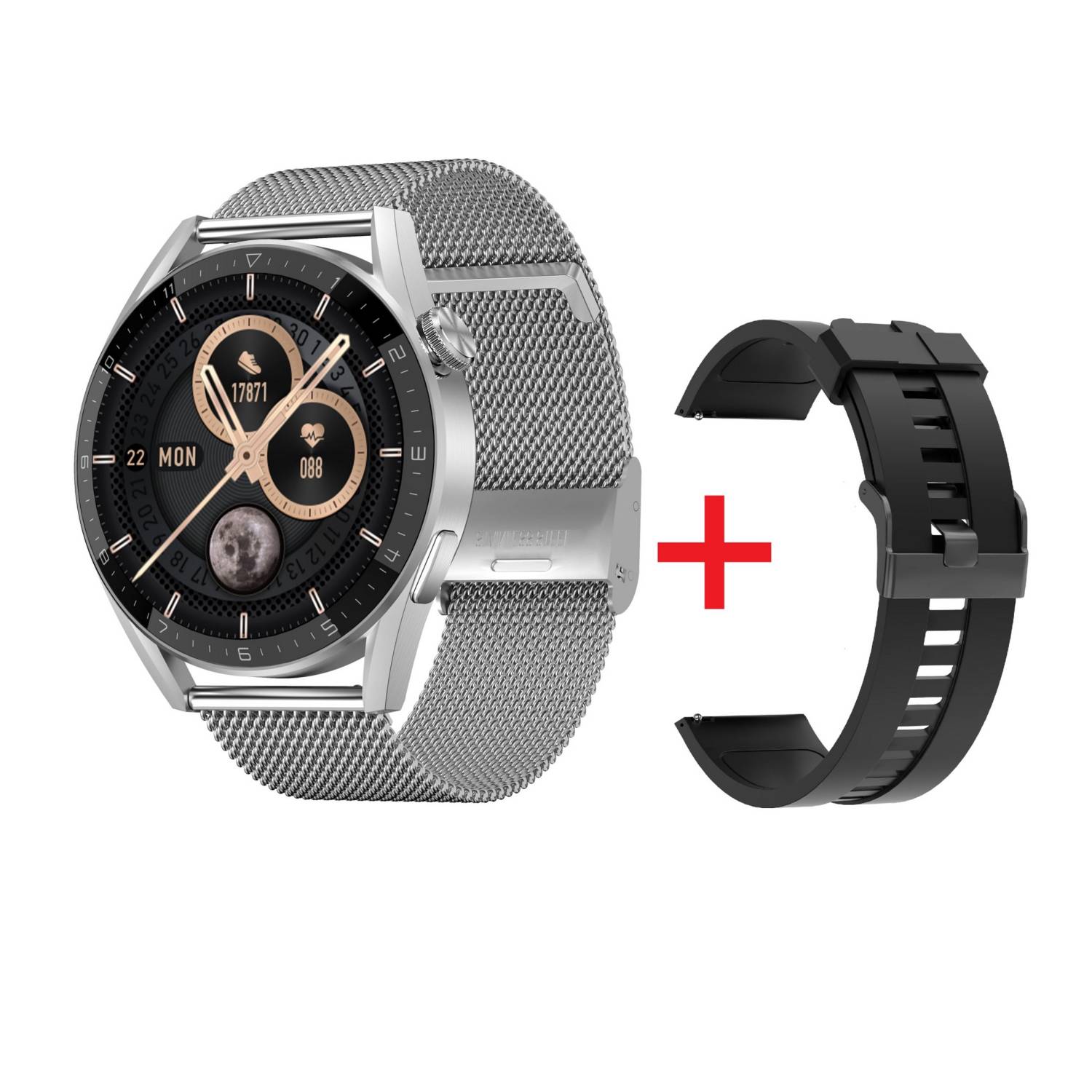 Smartwatch deportivo DT3 promax doble correa